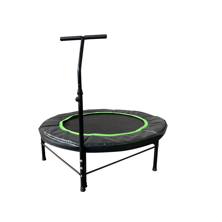 Fitness Trampoline With Handrail